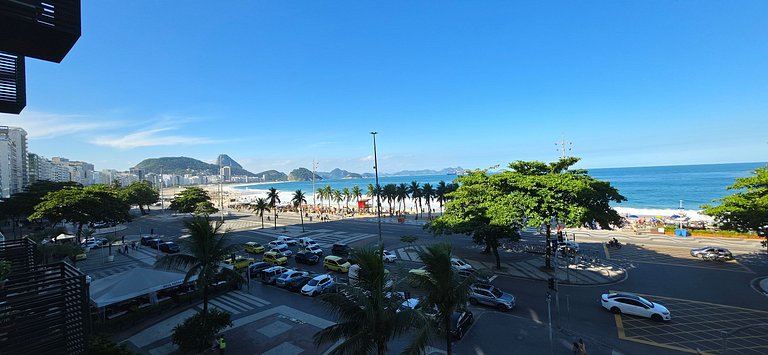 Excelente vista para a praia de Copacabana.