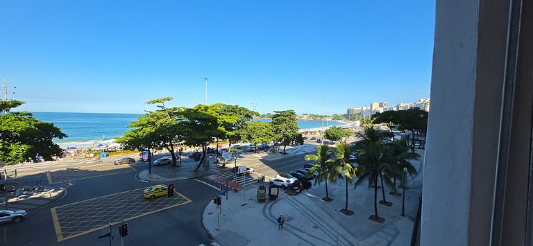 Excelente vista para a praia de Copacabana.